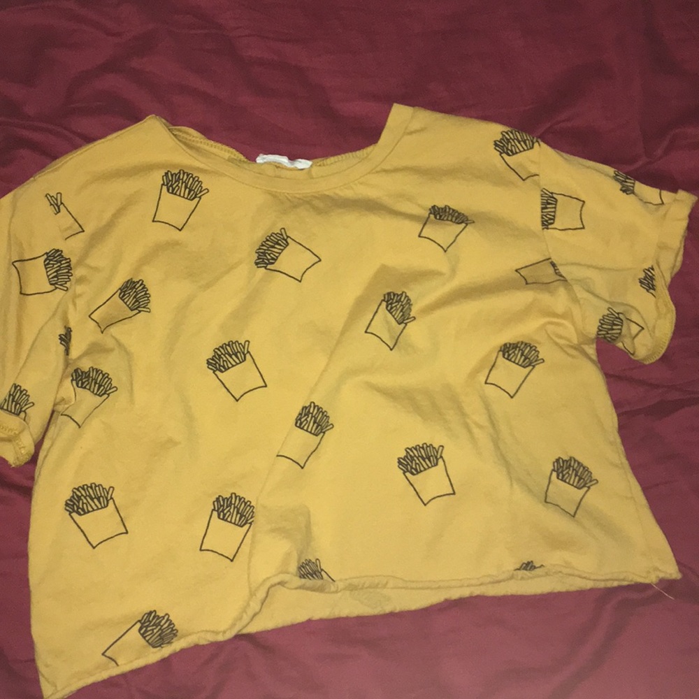 french fry crop top